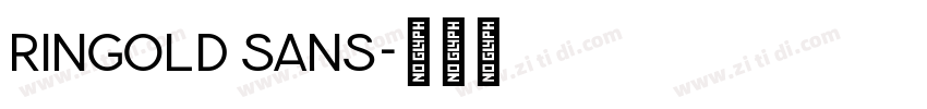 Ringold Sans字体转换